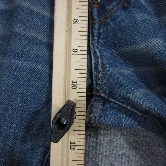 G Raw Jeans Mens 38 Blue Medium Wash Distressed Straight - Picture 10 of 13